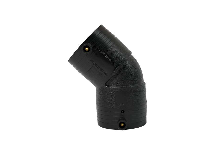 Eletrofusão HDPE cotovelo de 45 graus Eletrofusão HDPE cotovelo de 45 graus