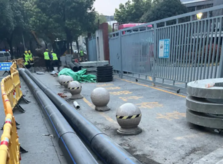 Tubos de PEAD ajudam na transformação do abastecimento de água municipal de Jiangyin e criam uma 